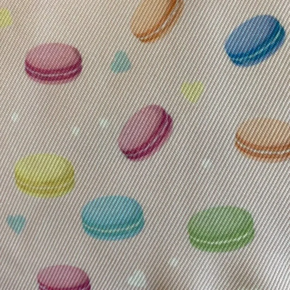 Samara Macaron Print Dress w/ Satin Ribbon 18 Months